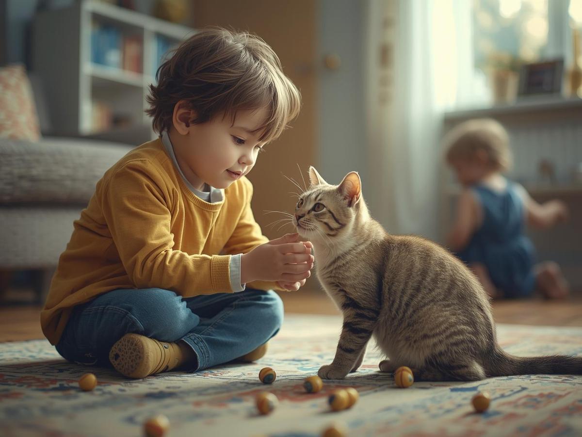 Kedi İle Çocukların Güvenli İlişkisi